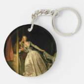 De gestolen kus Fragonard Sleutelhanger (Achterkant)