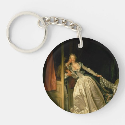 De gestolen kus Fragonard Sleutelhanger (Voorkant)