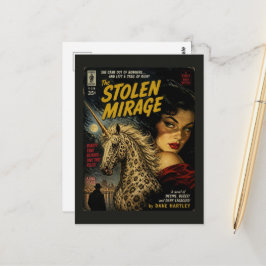 De Gestolen Mirage Eenhoorn Mysterie Boekcover Briefkaart