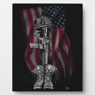 De gestorven Soldaat Easel Fotoplaat