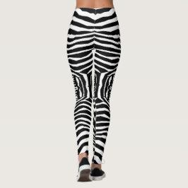 De gestreepte Dierlijke Leggings van de Legging