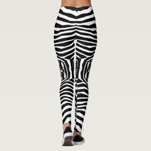 De gestreepte Dierlijke Leggings van de Legging (Achterkant)