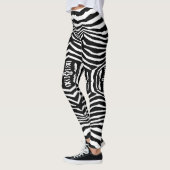 De gestreepte Dierlijke Leggings van de Legging (Links)