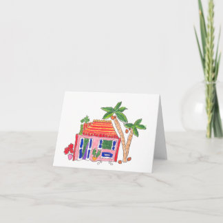 De gestreepte Kaarten van het Huis van het Dak