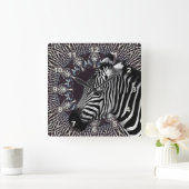 De gestreepte Klok van de Muur van de Kunst Acryl (Huis)