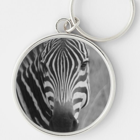 De gestreepte Leuke Afrikaanse Elegante Strepen va Sleutelhanger (Voorkant)