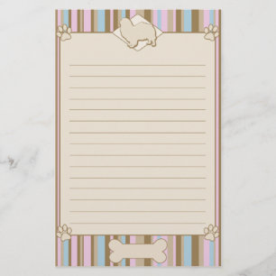 De gestreepte Tibetan Kantoorbehoeften van het Briefpapier