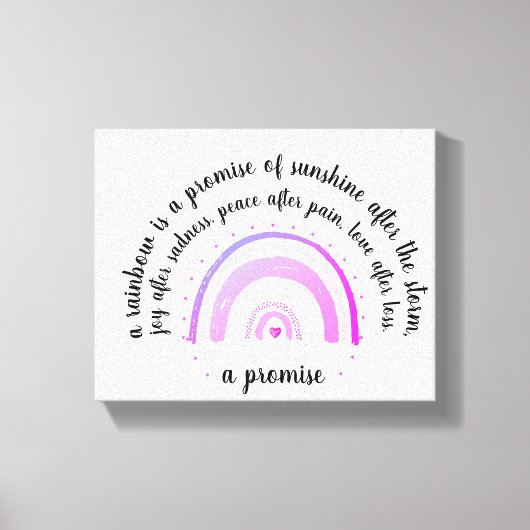 De gestrekte Druk van het Canvas - een belofte (Voorkant)