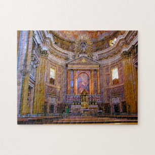 de Gesu Piazza del Gesu in Rome. Legpuzzel