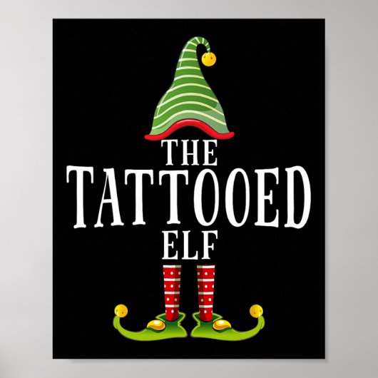 De Getatoeëerde Elf Grappige bijpassende Pijama Ke Poster (Voorkant)