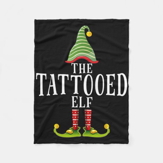 De Getatoeëerde Elf Grappige Bijpassende Pyjama Ke Fleece Deken (Voorkant)