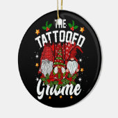 De getatoeëerde Gnome Squad Matching Family Christ Keramisch Ornament (Links)
