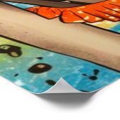 De getatoeëerde vrouw - vlinders stijgen op poster (Hoek)