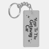 De Getaway Car gepersonaliseerde sleutelhanger (Voorkant Links)