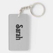 De Getaway Car gepersonaliseerde sleutelhanger (achterkant)