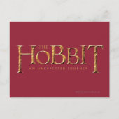 De getextureerde Hobbit Logo Briefkaart (Voorkant)