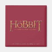 De getextureerde Hobbit Logo Magneet (Voorkant)