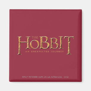 De getextureerde Hobbit Logo Magneet