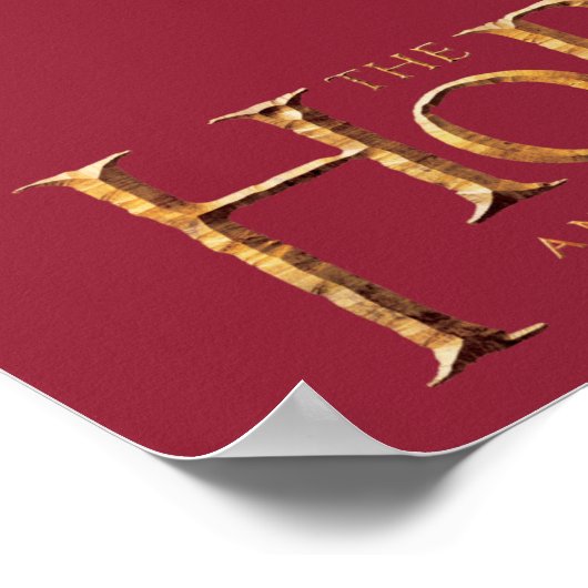 De getextureerde Hobbit Logo Poster (Hoek)