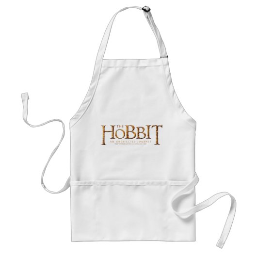 De getextureerde Hobbit Logo Standaard Schort (Voorkant)