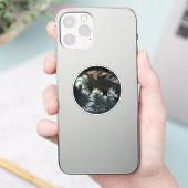 De getijden van de tijd in een Storm Sticker (Telefoon)