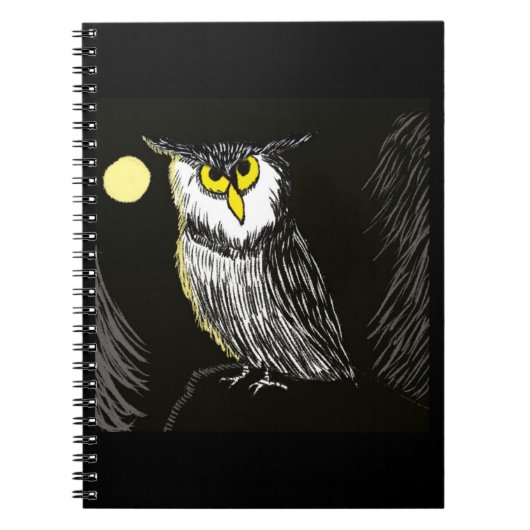De getoverde uil 🦉 notitieboek (Voorkant)