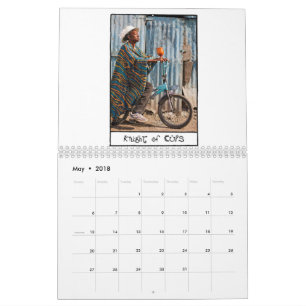 De getto Tarot-kalender 2018 Kalender