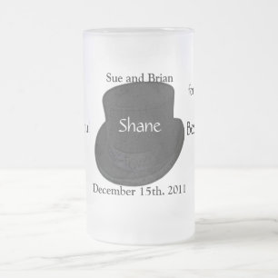 De getuige dankt u Gift - overval Sjabloon Matglas Bierpul