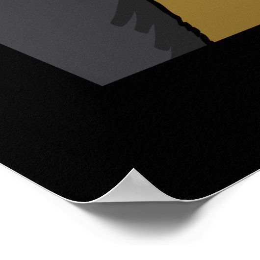 "De getuige in de kaart spelen" Poster (Hoek)