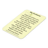 De Getuigenis Schrift Magneet (Linkerzijde)