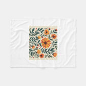 De geur van chrysanten fleece deken (Voorkant (Horizontaal))