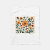 De geur van chrysanten fleece deken (Voorkant)