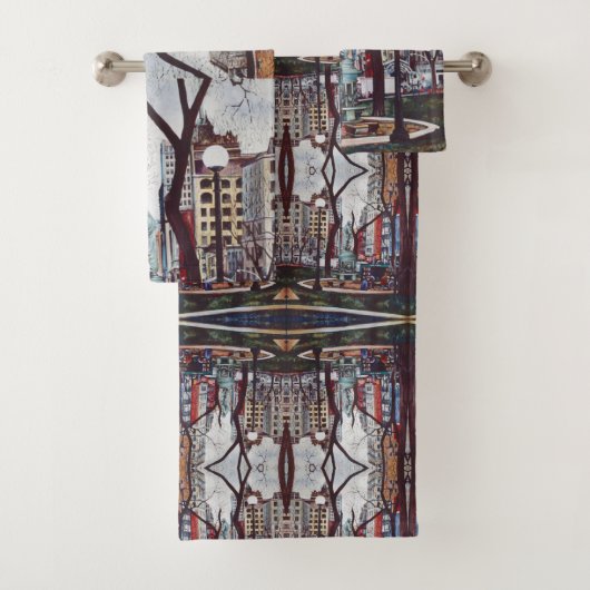 De geur van de Kleur van het Uniesplein Bad Handdoek (Insitu)