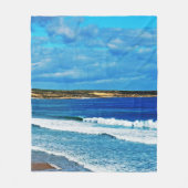 de geur van de oceaan, fleece deken (Voorkant)