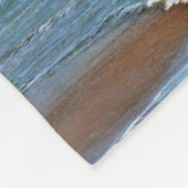 de geur van de oceaan, fleece deken (Hoek)