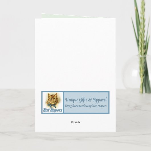 De geur van lilacs kaart (Achterkant)