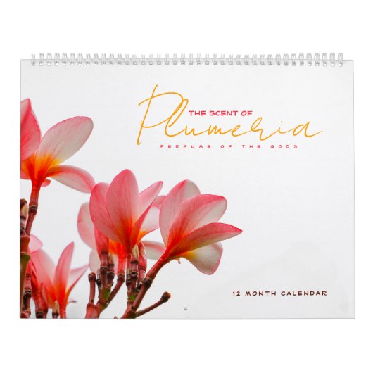 De geur van Plumeria Agenda Kalender (Hoes)