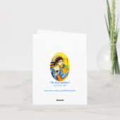 De geur van Seringen Notecard Kaart (Achterkant)
