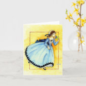 De geur van Seringen Notecard Kaart (Gele Bloem)