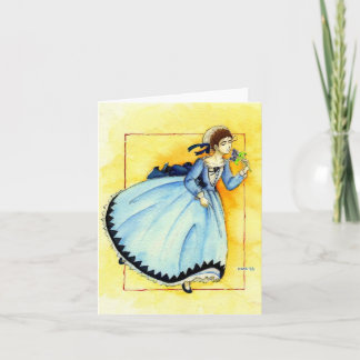 De geur van Seringen Notecard Kaart
