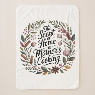 De geur van thuis is moeders koken sherpa deken