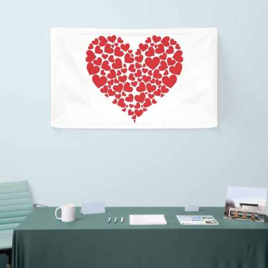 De geur van ware liefde eindigt nooit spandoek (Beurs)