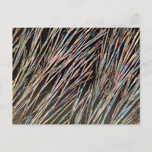 De geurvorm: Cumarinekristallen Briefkaart (Voorkant)