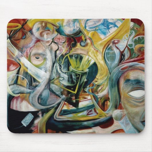 De gevaar in Joy Mousepad Muismat (Voorkant)