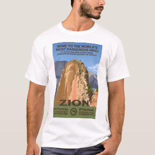 De gevaarlijkste wandeling ter wereld - Zion Nat T-shirt
