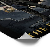 De Gevallen Koning Gothic Donkere Fantasy Design Poster (Hoek)