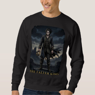 De Gevallen Koning Gothic Donkere Fantasy Ontwerp Trui