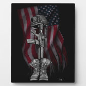 De Gevallene Soldaat Schilderstal Fotoplaat (Voorkant)