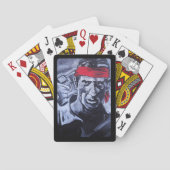 De gevangene geschilderd door Alfred Fox Pokerkaarten (Achterkant)