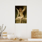 De Gevangene (Le Captif) door Bouguereau Poster (Keuken)